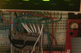 4x7-segment LED display as a digital clock using two 74HCT595 8-bit shift registers