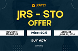 We’re thrilled about the Security Token Offering (STO) round 1 of JRIT Security (JRS)!