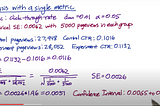 Analyzing experiment results