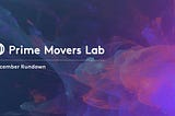 Prime Movers Lab Rundown: Investing in Drug Discovery; Gravity Storage Takes Off in China, and DOE…