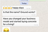 “Is that REALLY what you’re naming your business…” | GROUNDWORKS