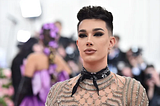 A picture of alleged predator James Charles on a fashion runway.