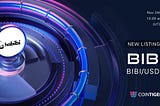 BIBI Will be Available on CoinTiger on 24 November.