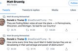 Matt Bruenig’s Deleted Racist, Pro-Trump, Anti-Mask Tweets Archive