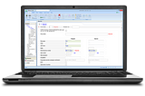 CCH Access interface shown on a laptop computer