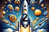 Happy Anniversary THRUST celebrates 2 years on the blockchain many more to come get your share of DeltaV THRUST today