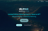 10% / Month with BTC Mining from Alpha Mining