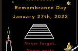 Never Forget, Never Again