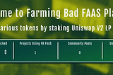 NEW OFFERING — Farming As A Service (FAAS)