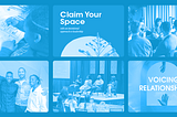 Blue-tinted header image containing a grid of six images that represent different partnerships mentioned in the article.