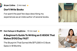 Make Up Your Mind, Medium