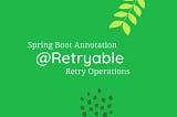 Spring Retry With An Example