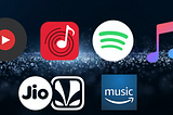 Product adoption life cycle for Music streaming services in India