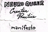 Image from the zine created from this manifesto by the author