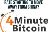 👉Is The Bitcoin Hash Rate Starting To Move Away From China?