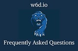 A short story of the FAQs on Wildcard (w6d.io)