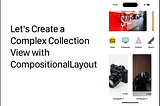 Let’s Create a Complex UI with CompositionalLayout for iOS
