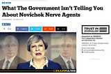 Archive: What the Government Isn’t Telling You About Novichok Nerve Agents