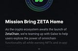 ZETACHAIN CAMPAIGNS AND POSSIBLE VERY BIG AIRDROP