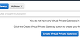 Associate multiple virtual private gateways to single direct connect gateway in AWS