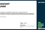 Suite Certification — Now Assist for Creator Implementation