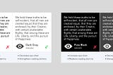 Why using pure black text or backgrounds strain eyes?