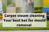 Carpet steam cleaning- your best bet for mould removal