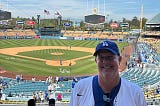 Todd Castor at Dodger Stadium in Los Angeles, April 2024