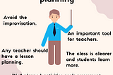 Importance of lesson planning