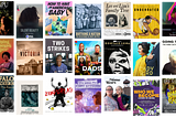 A composite image of 21 film posters of films directed by Firelight-supported filmmakers in 2023.