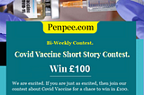 Covid Vaccine Contest — Short Story Contest