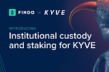 Finoa supports KYVE’s mainnet launch with institutional custody and staking infrastructure