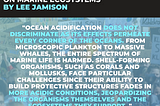 The Effect Of Ocean Acidification On Marine Ecosystems
