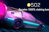 Receive 1000% staking bonus🚀