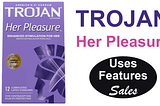 Trojan Her Pleasure Sensations Lubricated Condoms — 12 Count (Packaging May…