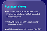 TokenPocket Monthly Report — Jun 2024