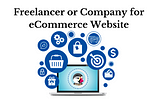Freelancer or Company for eCommerce Website