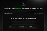 What Is the BNS Marketplace and Why Does It Matter?
