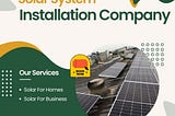 Solar System Installation Company in India