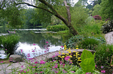 Gardens of Mount Stewart a stately home in County Down, Northern Ireland