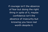 Rising Above: Embracing Confidence in the Face of Insecurity