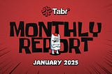Tabi Monthly Report — January 2025