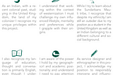 2. First Step to Decolonisation is reflection — exploring positionality for Decolonising…