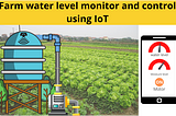 Farm Water level Monitoring and Control using IoT