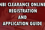 NBI CLEARANCE ONLINE REGISTRATION | NBI CLEARANCE || nbi-clearance.online