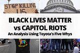 Black Lives Matter vs Capitol Protest: An Analysis Using Toyota’s Five Whys