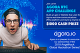 Agora.io RTC App Challenge at AngelHack Global Hackathon