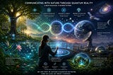 The idea that humans might one day communicate with nature through quantum phenomena