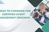 best event planning certification programs in Kolkata
