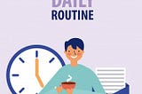 daily routine graphic